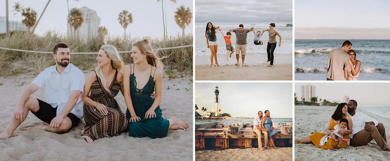 30 Minute Private Vacation Photography Session with Photographer in Ft Lauderdale