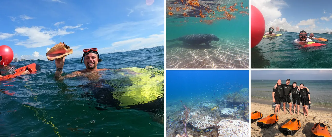 Seabob Snorkel Reef Tour Fort Lauderdale