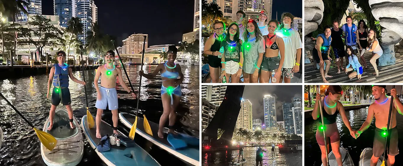 Night on Paddleboard Under the Lights Experience in Fort Lauderdale