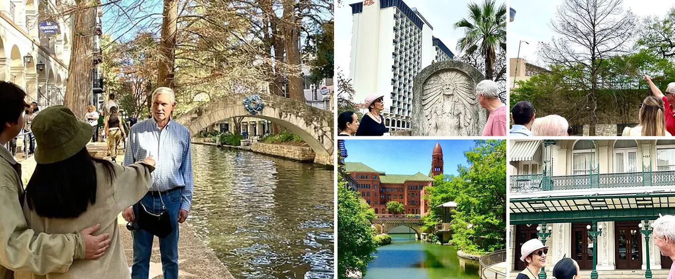 Walking Tour Along & Around Historic San Antonio Riverwalk