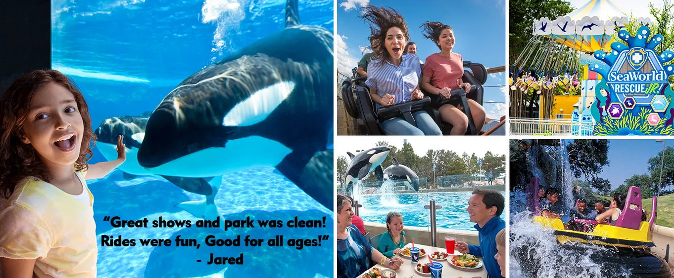 SeaWorld San Antonio: Get Tickets to San Antonio SeaWorld & Aquatica San Antonio Combo Tickets