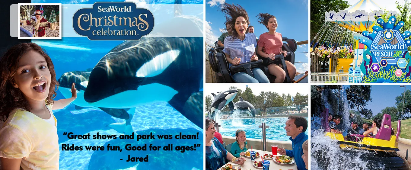 SeaWorld San Antonio: Get Tickets to San Antonio SeaWorld & Aquatica San Antonio Combo Tickets