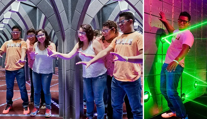 The Amazing Mirror Maze & The Vault Laser Challenge Photo