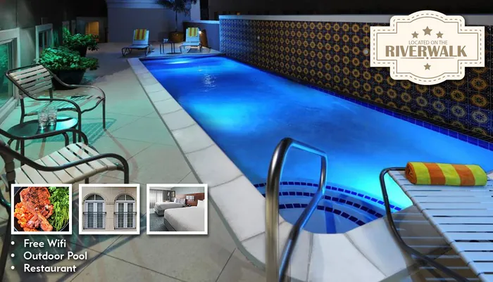 Outdoor Swimming Pool of Courtyard San Antonio Riverwalk