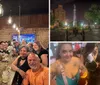 A group of smiling people are enjoying each others company at a bar with drinks creating a lively and convivial atmosphere