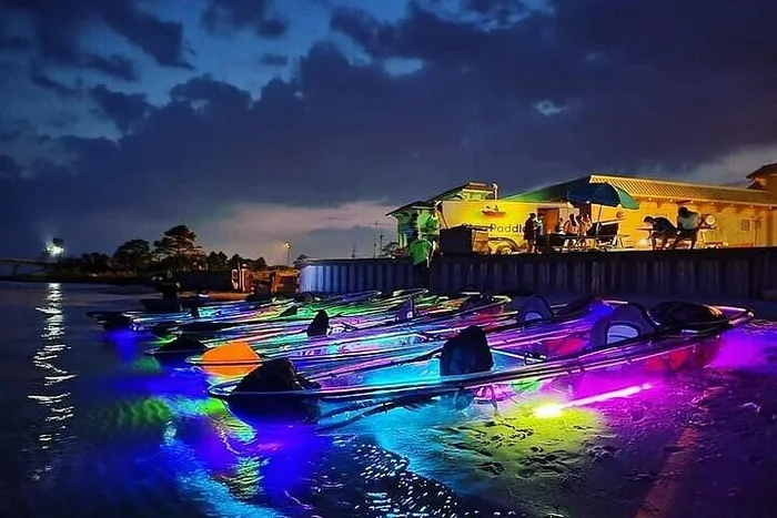 Night Glow Kayak Paddle Session in Navarre Beach Photo