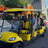 Guided Tampa Sightseeing Tour in 2023 Street Legal Golf Cart