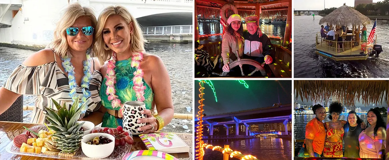 90 Minute - Tiki Boat Cruise in Tampa - BYOB