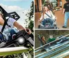 A person is enjoying a ride on an alpine coaster amidst green surroundings on a sunny day