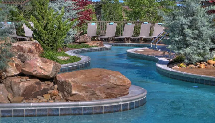 Outdoor Pool at Courtyard by Marriott Pigeon Forge