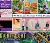 The image promotes the I Will Always Love You Music Festival from March 13 to April 12 2026 featuring attractions like a new ride called Nightflight Expedition food and family fun