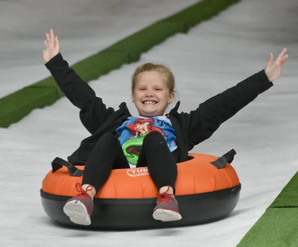 Amazing Times at Pigeon Forge Snow Indoor Snow Tubing