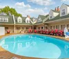 Outdoor Swimming Pool of Econo Lodge Inn  Suites Gatlinburg