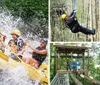 Pigeon Forge Smoky Mountain Whitewater Rafting Collage