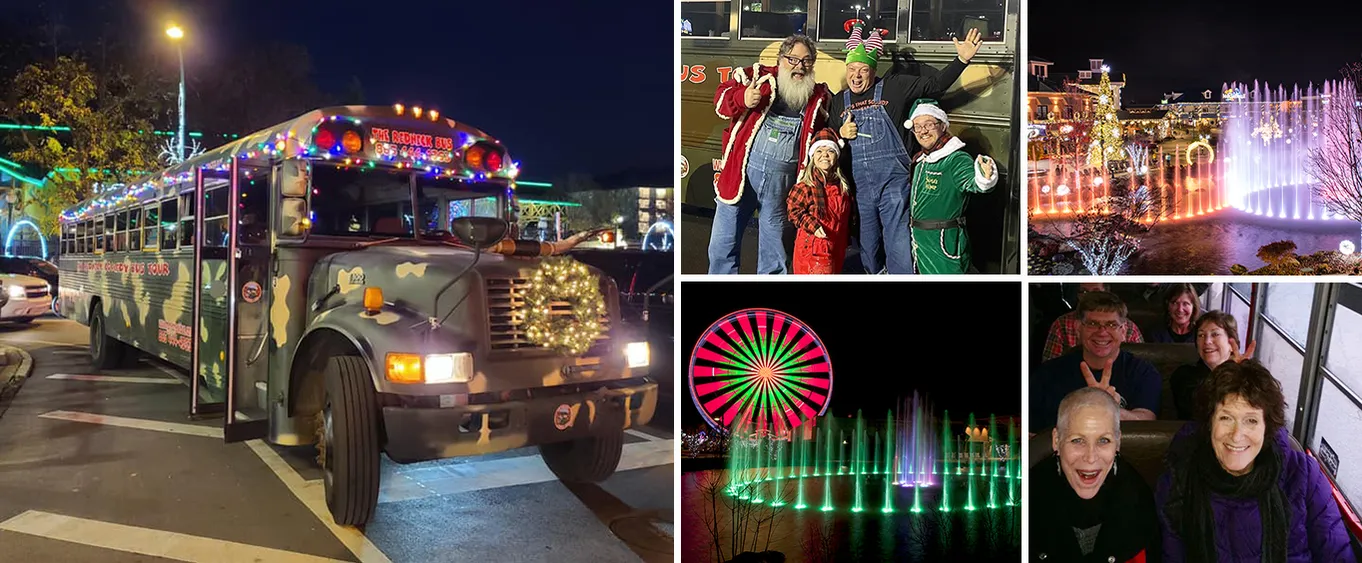 Smoky Mountain Christmas Light Ride in Pigeon Forge, TN