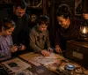 The image is a poster for Bigfoot The Curators Collection an escape room adventure featuring a mysterious man holding an old key inviting participants to unlock the legend of Bigfoot in the woods