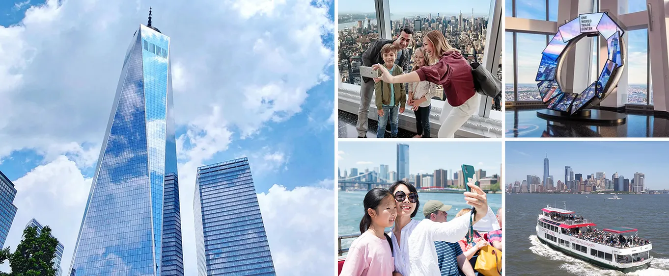 One World Trade Observations Deck and Statue of Liberty Sightseeing Cruise
