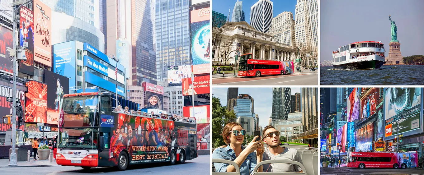 New York City Hop-On Hop-Off Pass 24 Hours