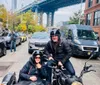 Theres walking the brooklyn bridge-and then theres taking a sidecar across 
