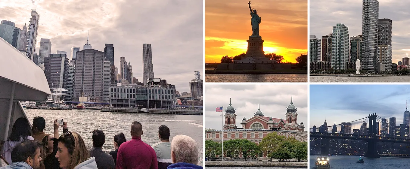 Now Open Statue of Liberty Sunset Sightseeing Cruise & New York City Sky Line