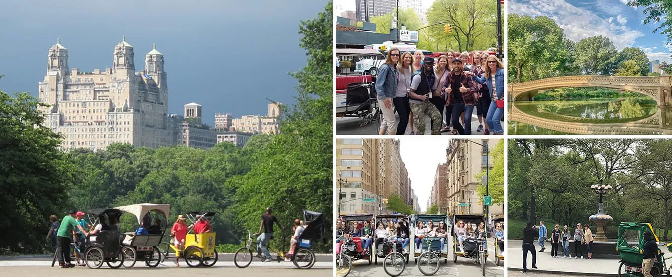 60 Minutes Central Park Sightseeing Tour in a Private Pedicab
