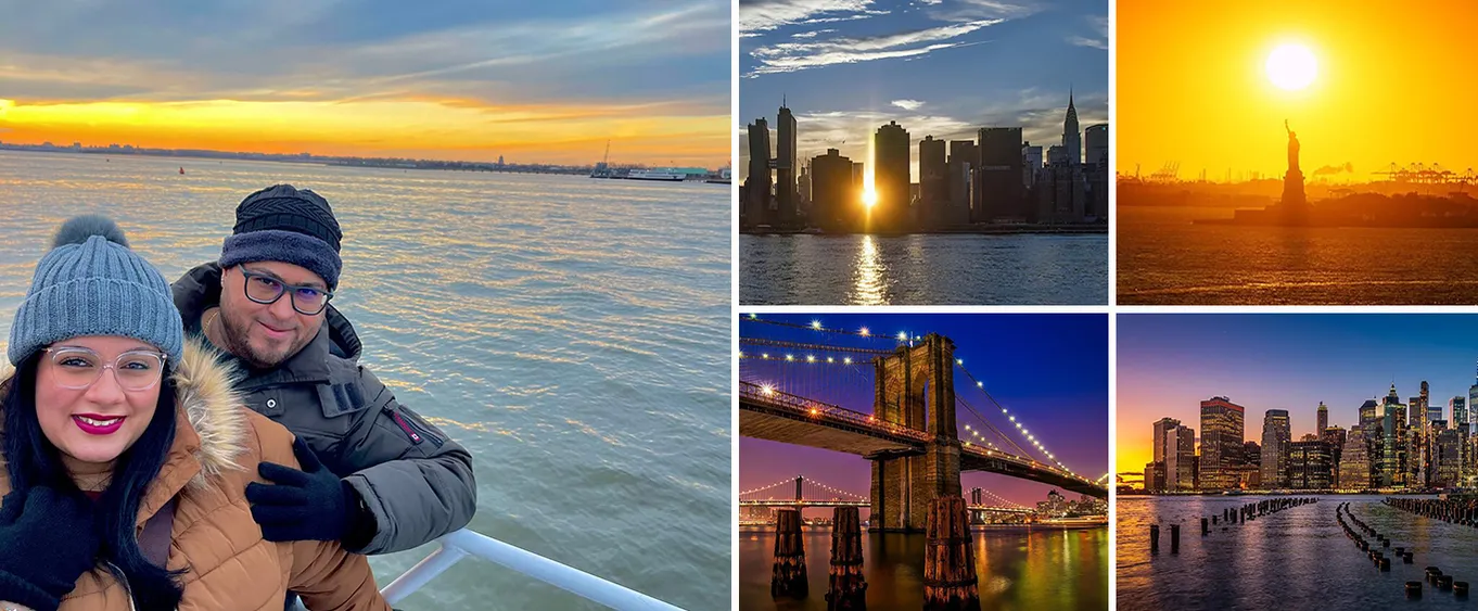 New York: Statue of Liberty and Ellis Island Sunset Cruise