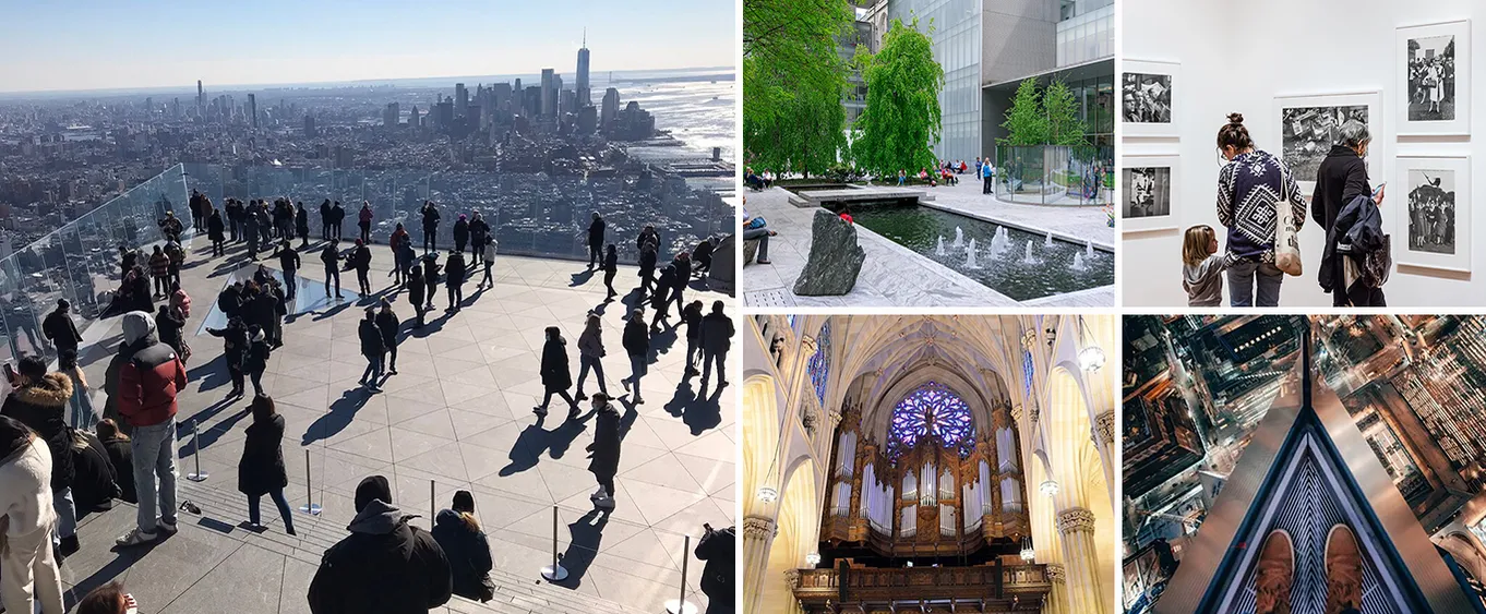 NYC Tickets: The Edge Observation Deck, St Patrick's Cathedral and Moma