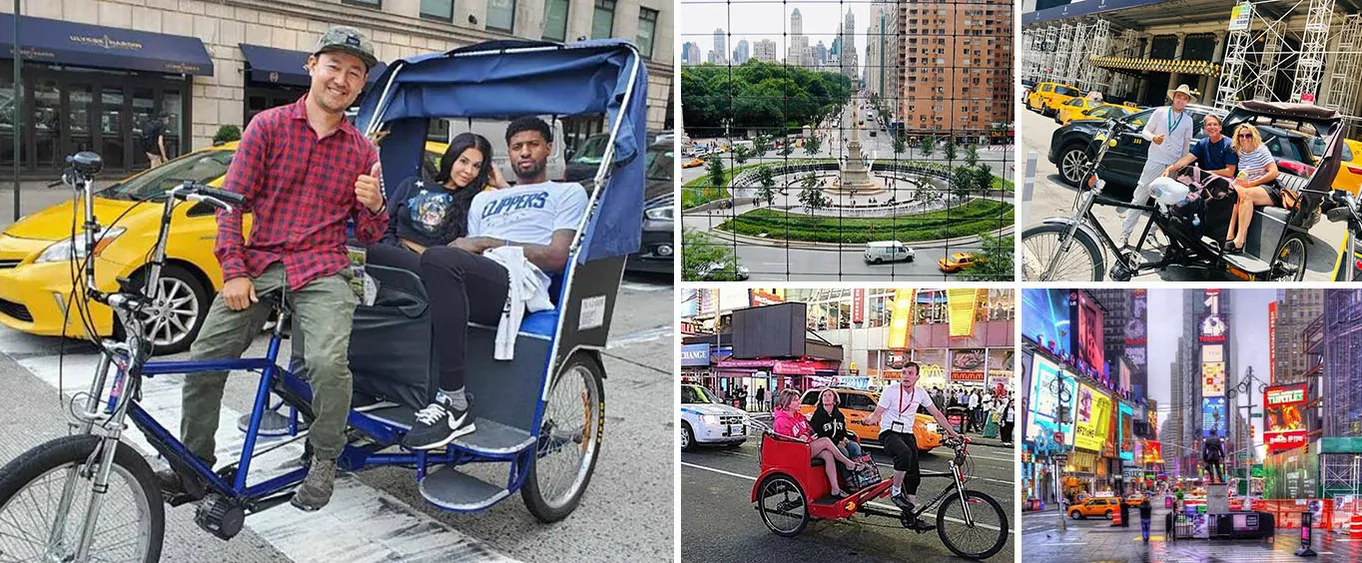 City Pedicab Tours - NYC Rickshaw Tours