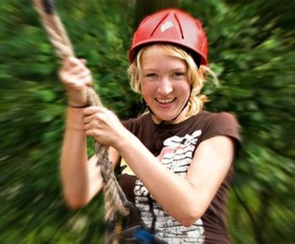 Lancaster Zipline at Refreshing Mountain Camp exciting