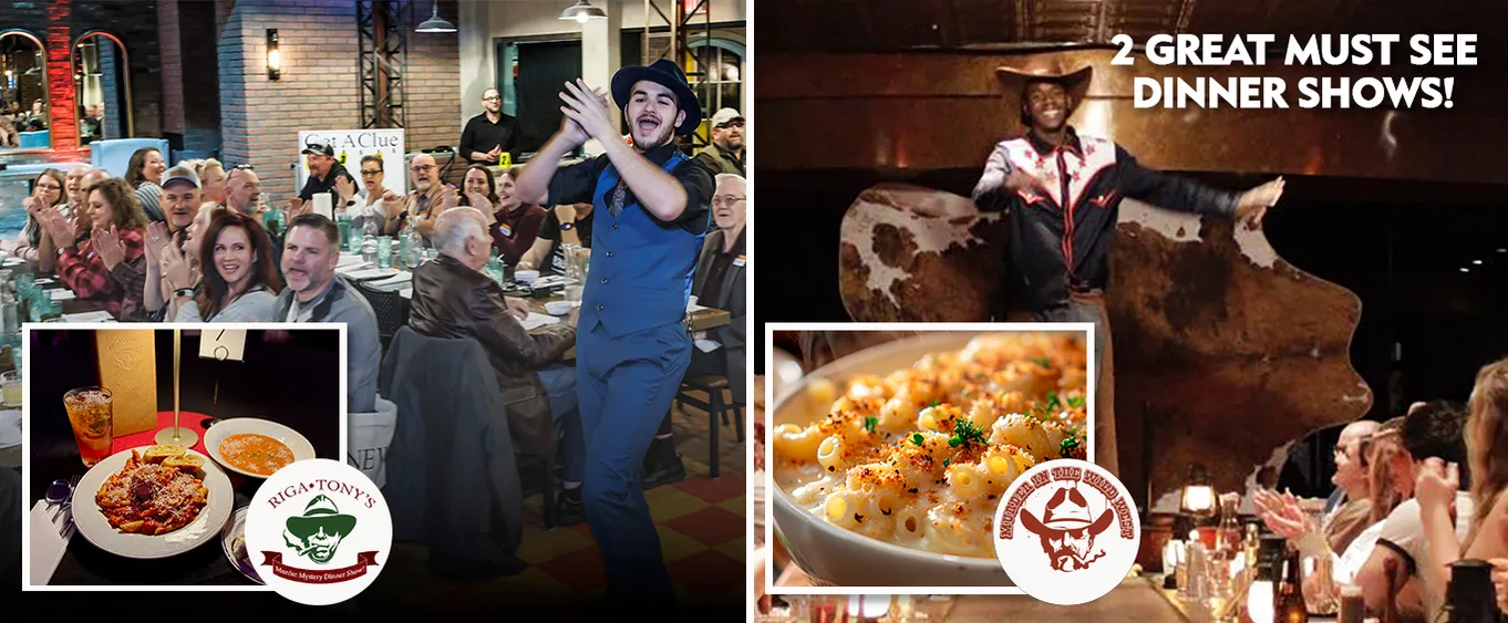 Myrtle Beach Murder Mystery Dinner Shows (RigaTony's & Murder in the Wild West)
