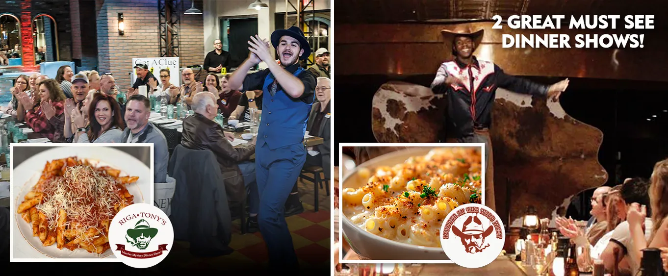 Myrtle Beach Murder Mystery Dinner Shows (RigaTony's & Murder in the Wild West)