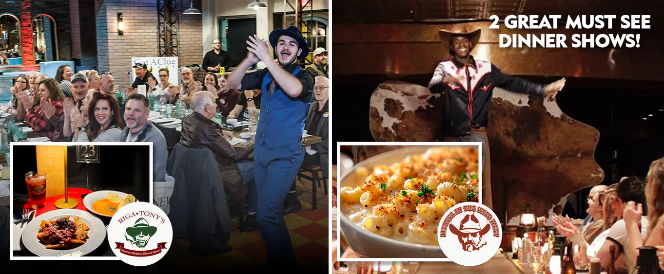 Myrtle Beach Murder Mystery Dinner Shows (RigaTony's & Murder in the Wild West)