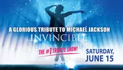 The image is a promotional poster for a tribute show to Michael Jackson called 