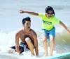 Young Boy Enjoying Myrtle Beach Surfing Lessons