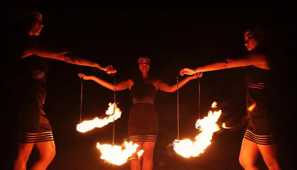 Polynesian Luau  Fire Dinner Show at St Johns Inn