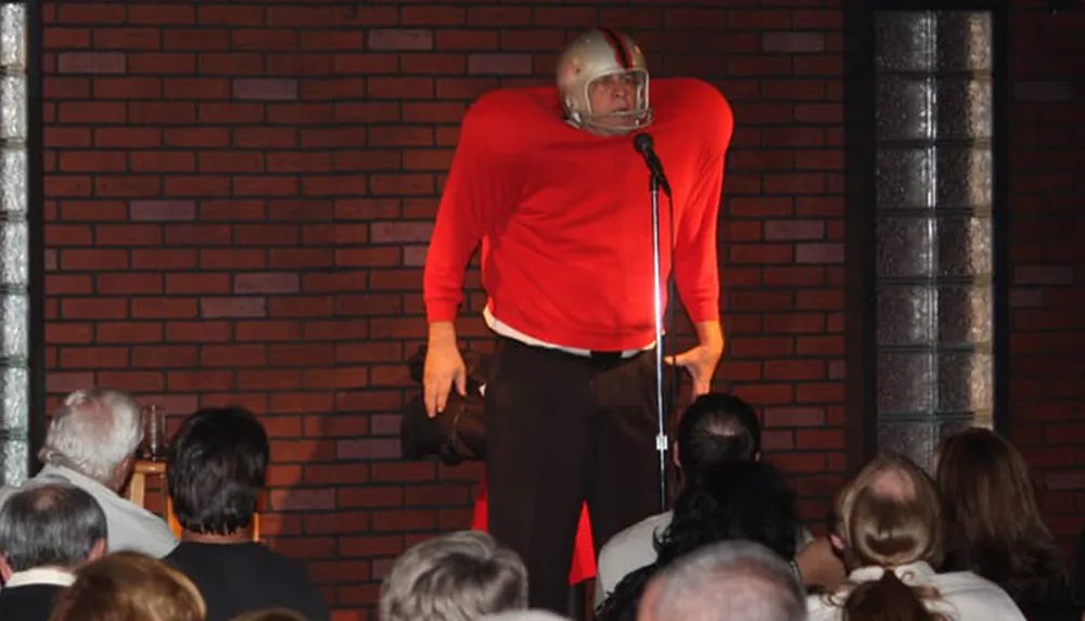 Comedian Performing