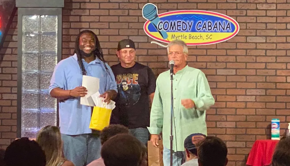 Comedians on Stage
