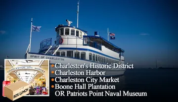 The image shows a boat named 