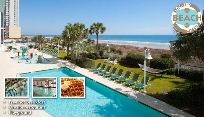 Outdoor Swimming Pool of Hampton Inn  Suites Oceanfront