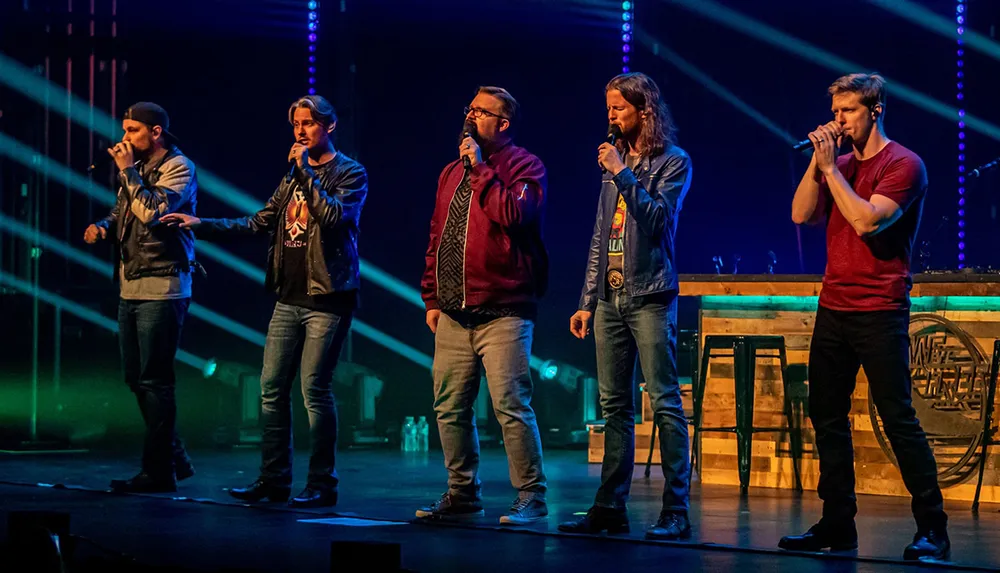 Home Free Country Musics A Cappella Group Performing on Stage