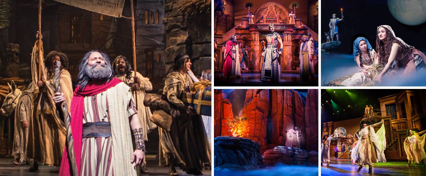 Moses at Sight and Sound Theatres Branson Collage