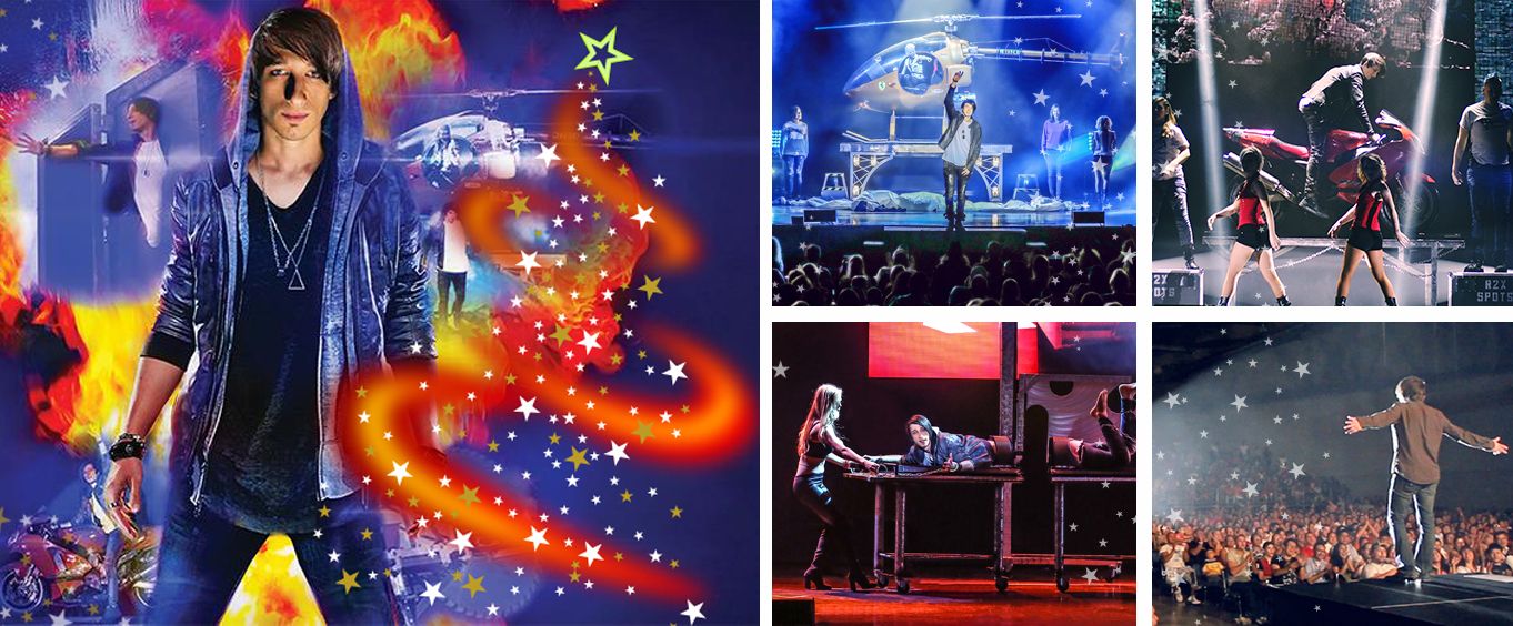 Reza Edge of Illusion Magic Show Special Collage