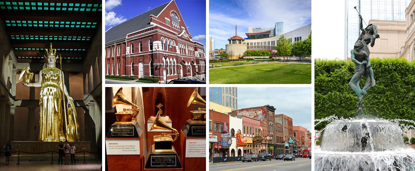Discover Nashville Inclusive Bus Tours Collage