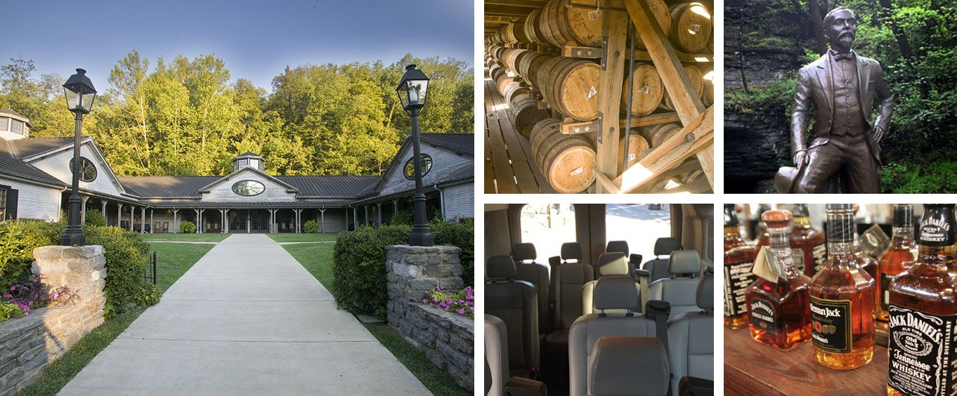 Lynchburg Day Trip Van Tour Collage