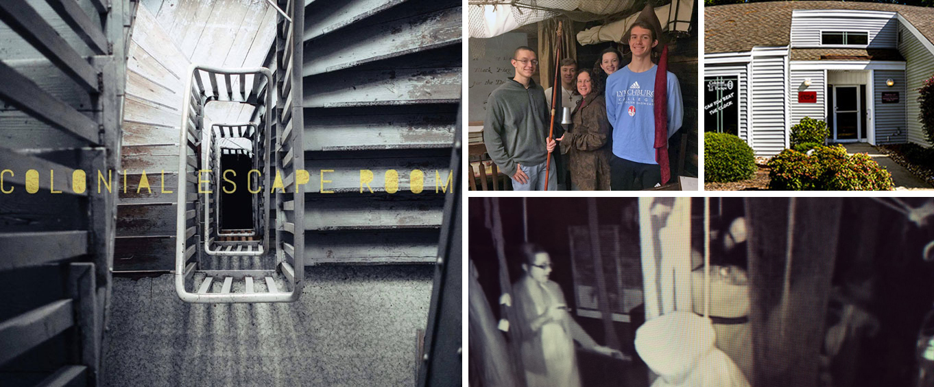 Colonial Escape Room Collage