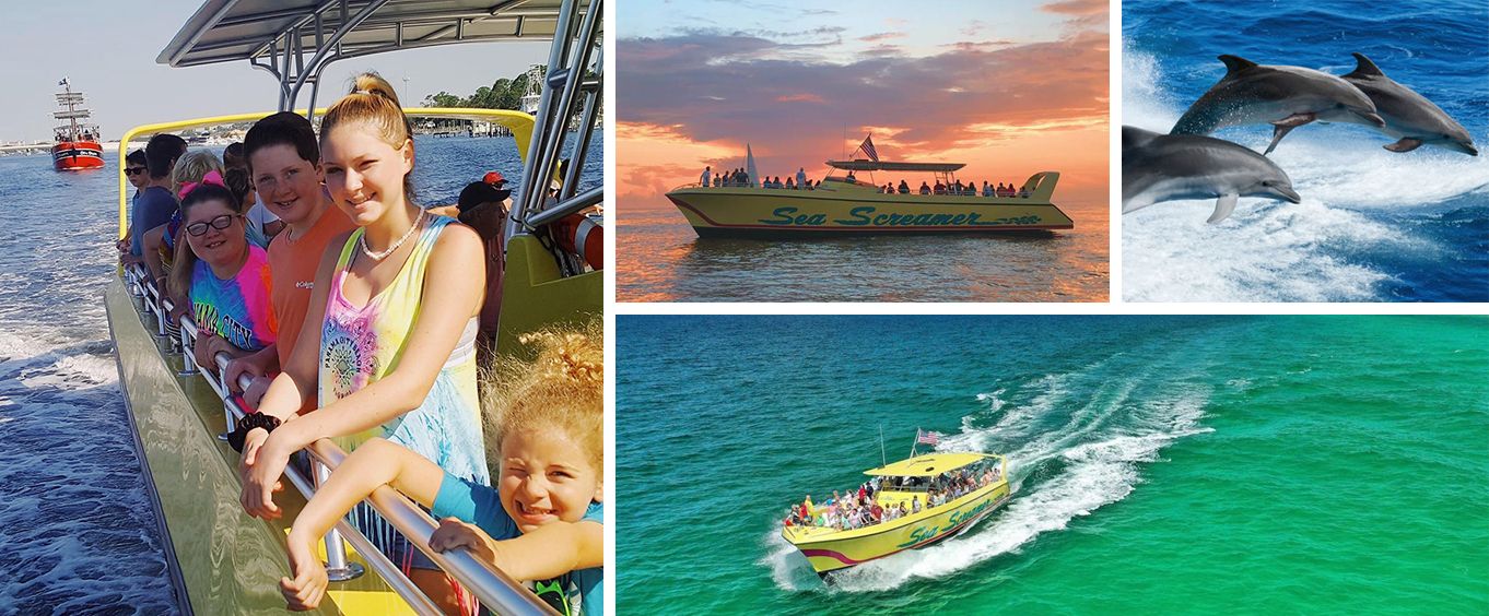 Sea Screamer Speedboat Collage