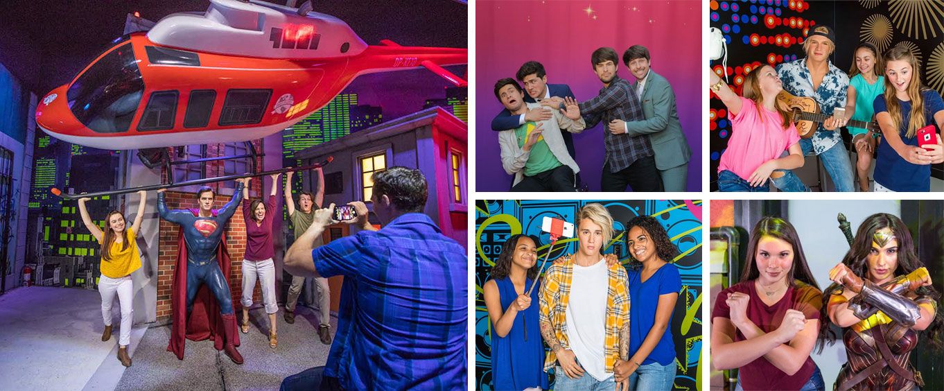 Madame Tussauds Orlando Collage