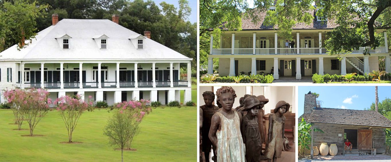 Whitney & St. Joseph Plantations Bus Tour Collage