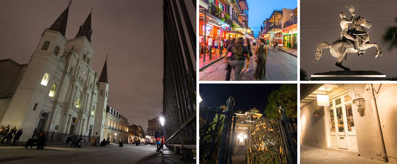 New Orleans Ghost Tour Collage