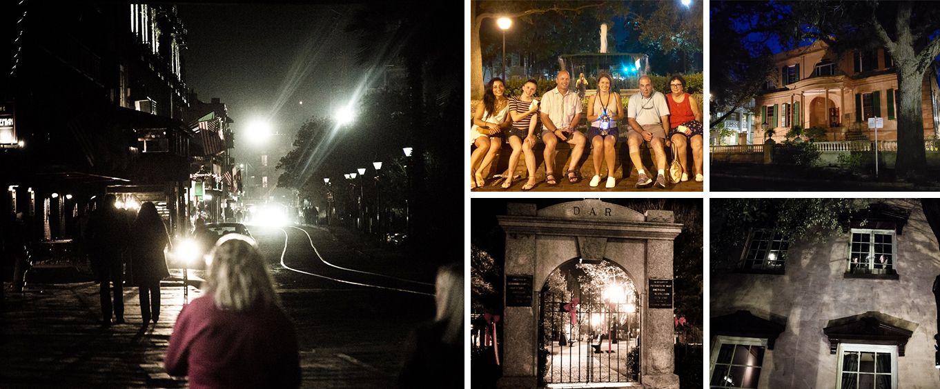 Haunted Savannah Ghost Tour Collage